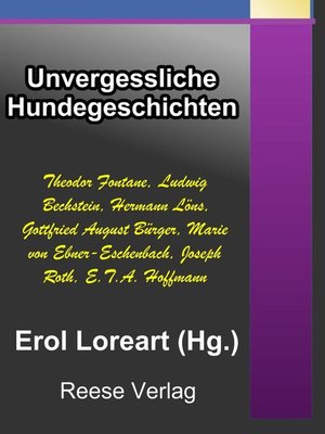 cover image of Unvergessliche Hundegeschichten